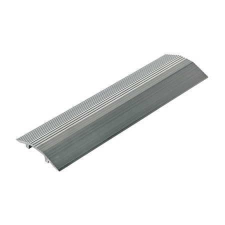 Vestil Cable Protector, 1-1/16 in H, 2 ft L, 7-1/8 in W, 1 Channel, Aluminum, Silver HCR-24